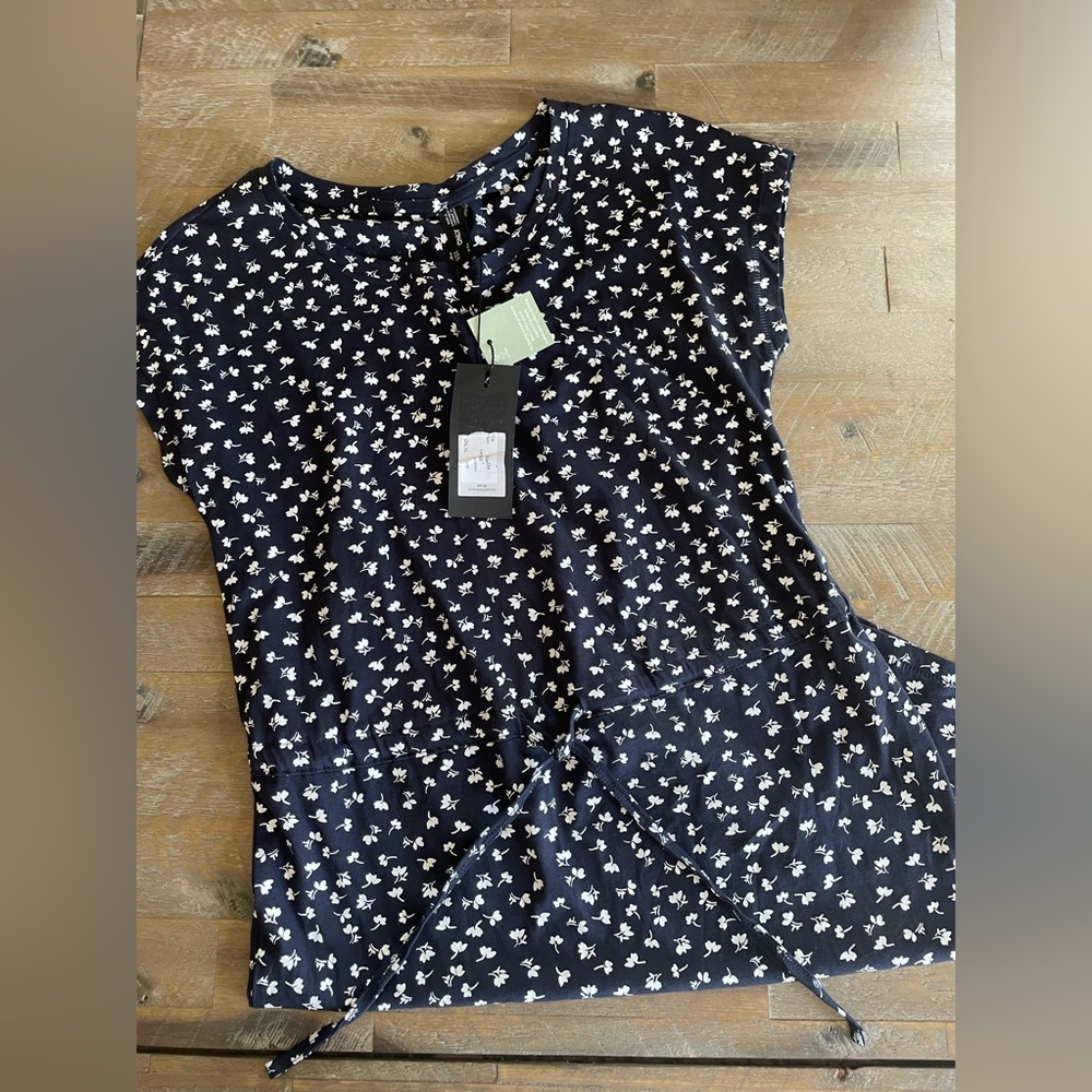 Pull over navy dress!
